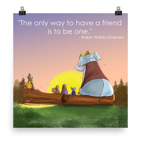 The Mouse Who Lost His House Poster Print