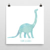 Dinosaur Nursery Print – Blue Brontosaurus