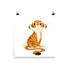 Animal Nursery Print – Tiger Cub